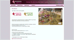 Desktop Screenshot of akademia.artico.com.pl