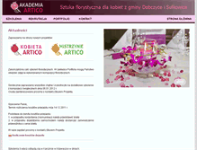 Tablet Screenshot of akademia.artico.com.pl